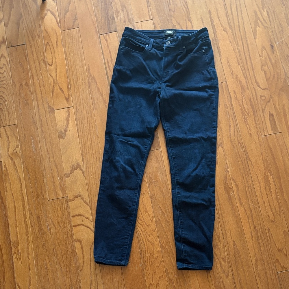 PAIGE Dark Blue Women's Skinny ankle Jeans size 28